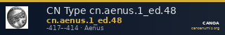 CN Type cn.aenus.1_ed.48 — CANOA
