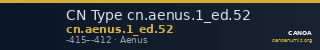CN Type cn.aenus.1_ed.52 — CANOA