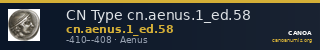 CN Type cn.aenus.1_ed.58 — CANOA