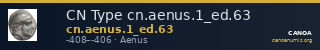 CN Type cn.aenus.1_ed.63 — CANOA