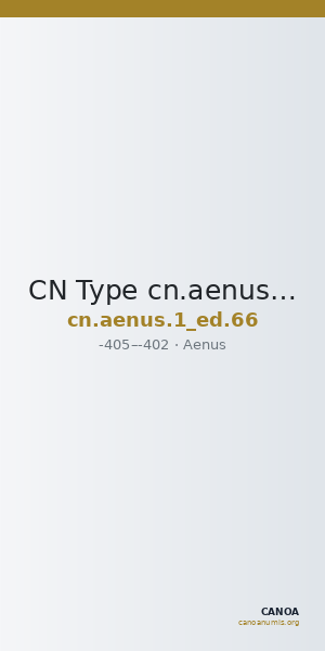 CN Type cn.aenus.1_ed.66 — CANOA