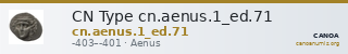 CN Type cn.aenus.1_ed.71 — CANOA