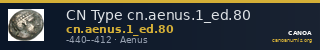 CN Type cn.aenus.1_ed.80 — CANOA
