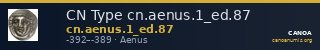 CN Type cn.aenus.1_ed.87 — CANOA