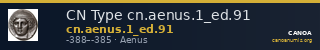 CN Type cn.aenus.1_ed.91 — CANOA