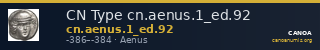 CN Type cn.aenus.1_ed.92 — CANOA
