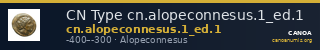 CN Type cn.alopeconnesus.1_ed.1 — CANOA
