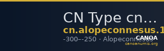 CN Type cn.alopeconnesus.1_ed.13 — CANOA