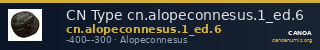 CN Type cn.alopeconnesus.1_ed.6 — CANOA