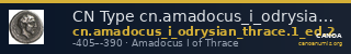 CN Type cn.amadocus_i_odrysian_thrace.1_ed.2 — CANOA