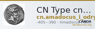 CN Type cn.amadocus_i_odrysian_thrace.1_ed.3 — CANOA