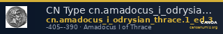 CN Type cn.amadocus_i_odrysian_thrace.1_ed.3 — CANOA