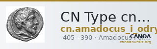 CN Type cn.amadocus_i_odrysian_thrace.1_ed.4 — CANOA
