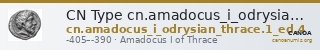 CN Type cn.amadocus_i_odrysian_thrace.1_ed.4 — CANOA