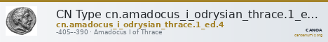 CN Type cn.amadocus_i_odrysian_thrace.1_ed.4 — CANOA
