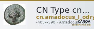 CN Type cn.amadocus_i_odrysian_thrace.1_ed.6 — CANOA