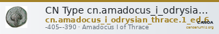 CN Type cn.amadocus_i_odrysian_thrace.1_ed.6 — CANOA