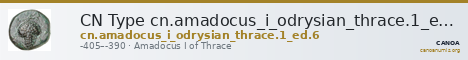 CN Type cn.amadocus_i_odrysian_thrace.1_ed.6 — CANOA