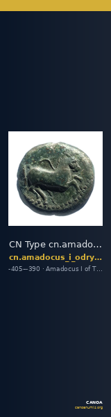 CN Type cn.amadocus_i_odrysian_thrace.1_ed.8 — CANOA