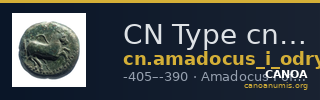 CN Type cn.amadocus_i_odrysian_thrace.1_ed.8 — CANOA