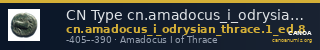 CN Type cn.amadocus_i_odrysian_thrace.1_ed.8 — CANOA
