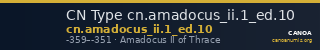 CN Type cn.amadocus_ii.1_ed.10 — CANOA