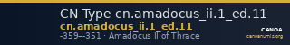 CN Type cn.amadocus_ii.1_ed.11 — CANOA