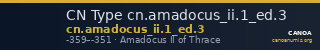 CN Type cn.amadocus_ii.1_ed.3 — CANOA