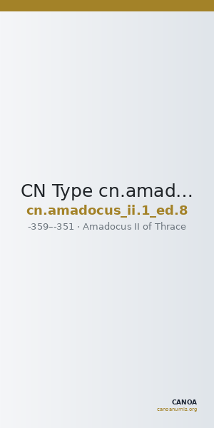 CN Type cn.amadocus_ii.1_ed.8 — CANOA