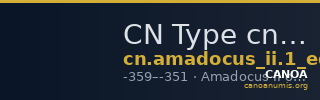 CN Type cn.amadocus_ii.1_ed.8 — CANOA