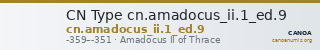 CN Type cn.amadocus_ii.1_ed.9 — CANOA