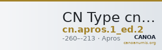 CN Type cn.apros.1_ed.2 — CANOA