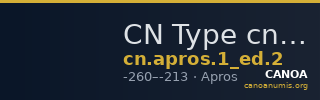 CN Type cn.apros.1_ed.2 — CANOA