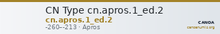 CN Type cn.apros.1_ed.2 — CANOA