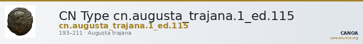 CN Type cn.augusta_trajana.1_ed.115 — CANOA