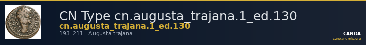 CN Type cn.augusta_trajana.1_ed.130 — CANOA