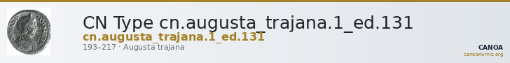 CN Type cn.augusta_trajana.1_ed.131 — CANOA