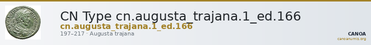 CN Type cn.augusta_trajana.1_ed.166 — CANOA