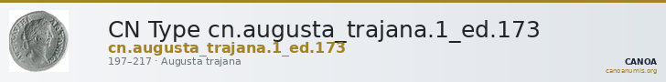 CN Type cn.augusta_trajana.1_ed.173 — CANOA