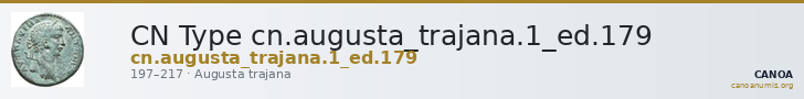 CN Type cn.augusta_trajana.1_ed.179 — CANOA