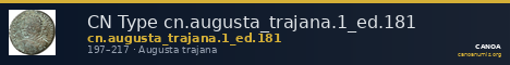 CN Type cn.augusta_trajana.1_ed.181 — CANOA