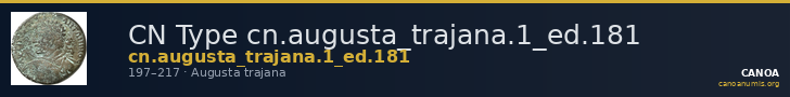 CN Type cn.augusta_trajana.1_ed.181 — CANOA