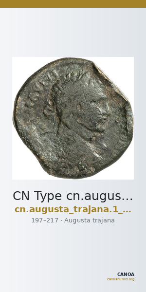 CN Type cn.augusta_trajana.1_ed.189 — CANOA