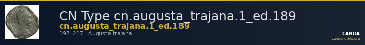 CN Type cn.augusta_trajana.1_ed.189 — CANOA