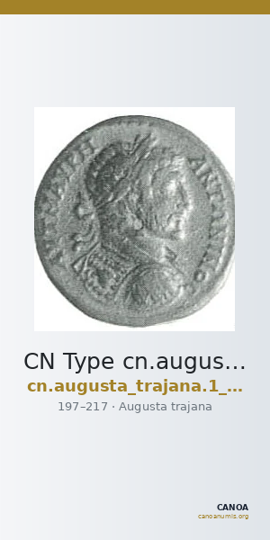 CN Type cn.augusta_trajana.1_ed.191 — CANOA