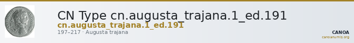 CN Type cn.augusta_trajana.1_ed.191 — CANOA