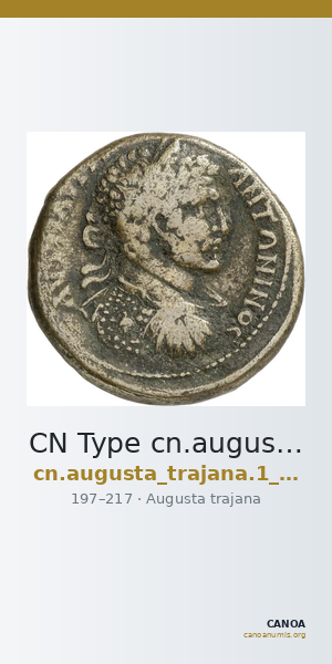 CN Type cn.augusta_trajana.1_ed.195 — CANOA