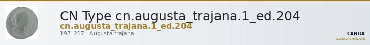 CN Type cn.augusta_trajana.1_ed.204 — CANOA
