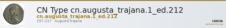 CN Type cn.augusta_trajana.1_ed.212 — CANOA