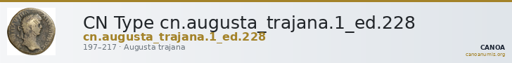 CN Type cn.augusta_trajana.1_ed.228 — CANOA